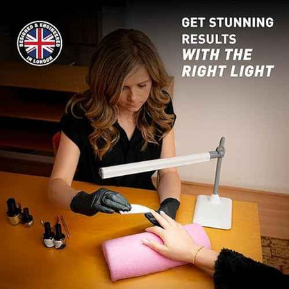 daylight Company Uno Pro Table Lamp, Standing Lamp for Living Room, Bedroom, Salon, Office, Touch Control, Flexible Arm, Sleek Design, Multipurpose
