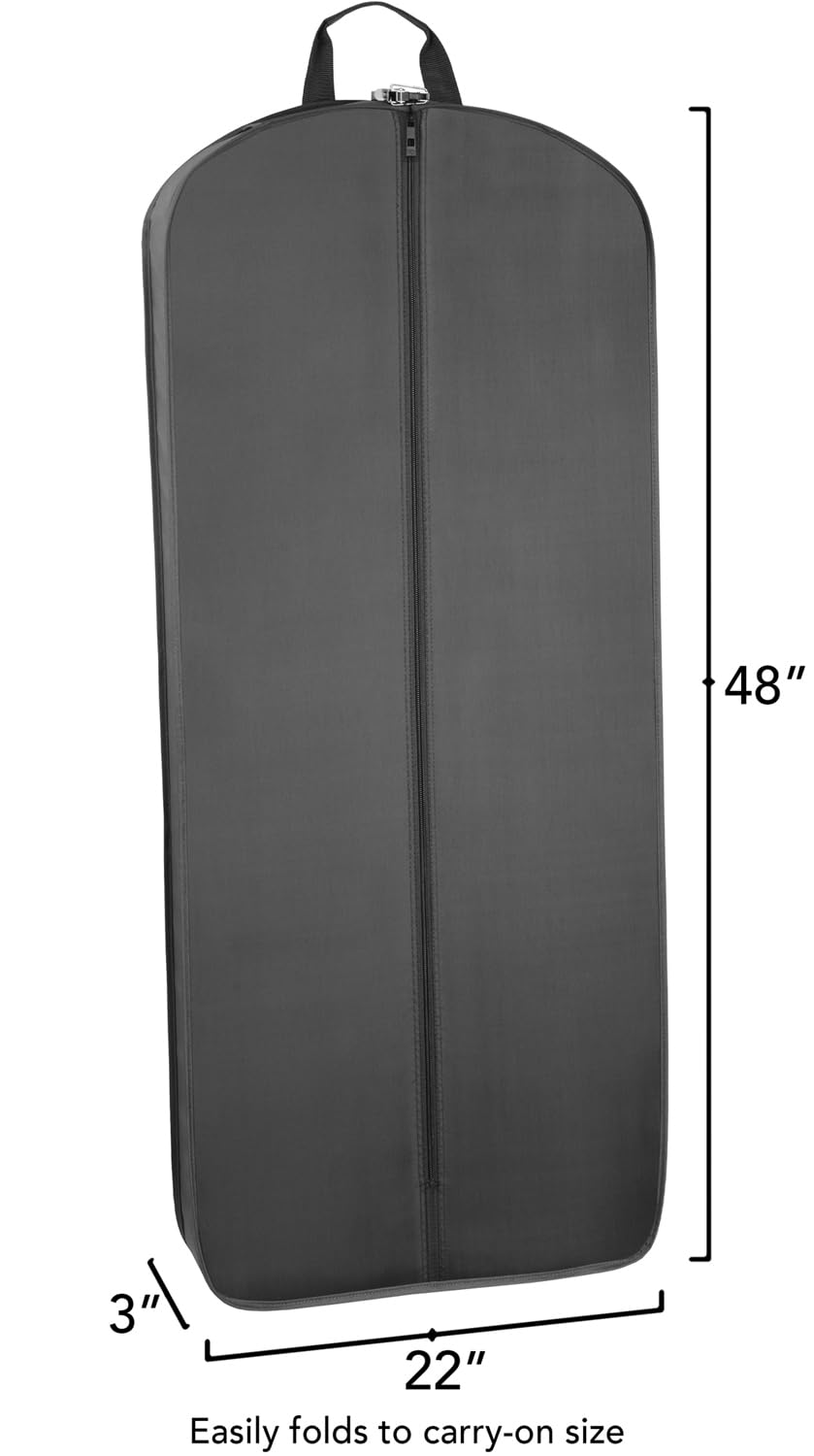 Wally Bags 48” Deluxe Tri-Fold CarryOn Travel Garment Bag with three pockets