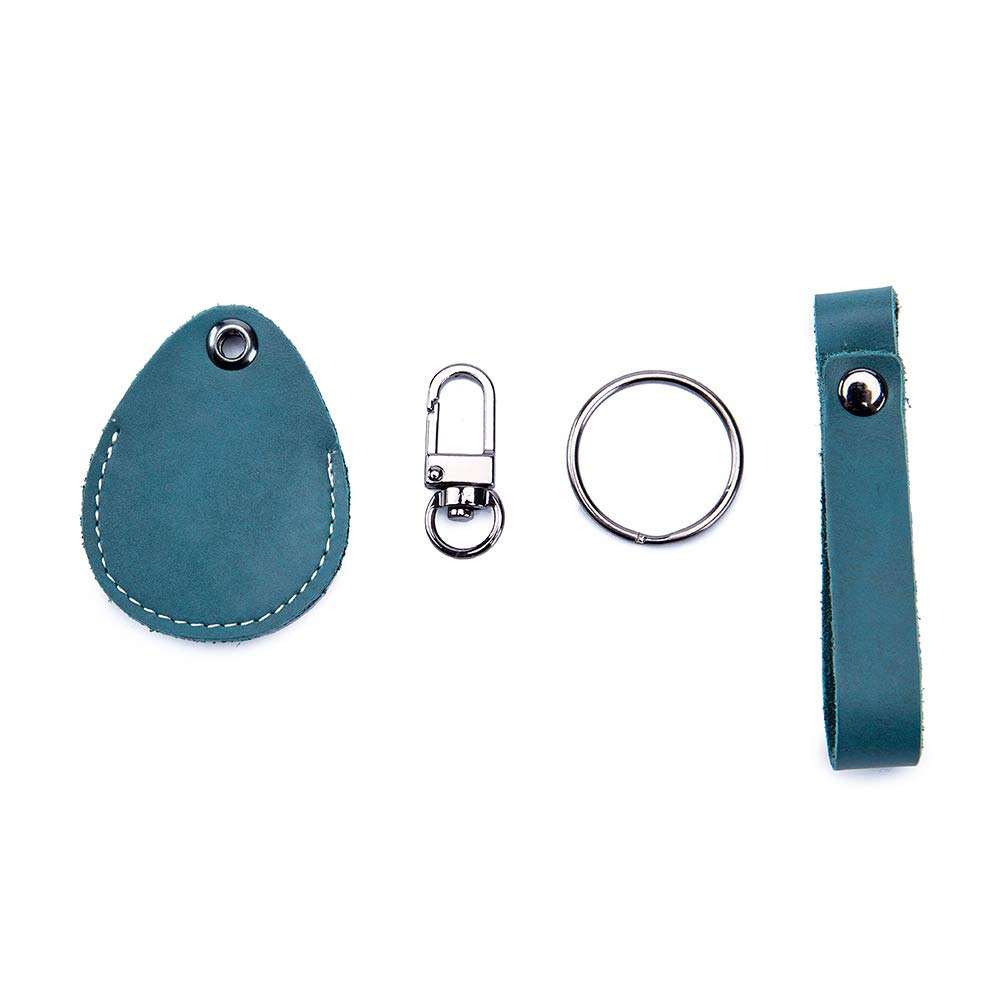 Temvue RFID Key Fob Holder, Access Card Key Chains, NFC Smart Key Tag Protector, Common Key Fob Cover(Black)