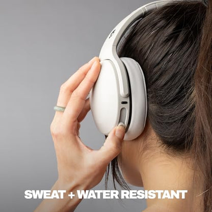 Skullcandy Crusher 540 Active Wireless Bluetooth Headphones with Multi-Sensory Bass, Noise Isolating Over-Ear Fit, Sweat and Water Resistant, 40 Hours Battery, Microphone for iPhone Android - Concrete