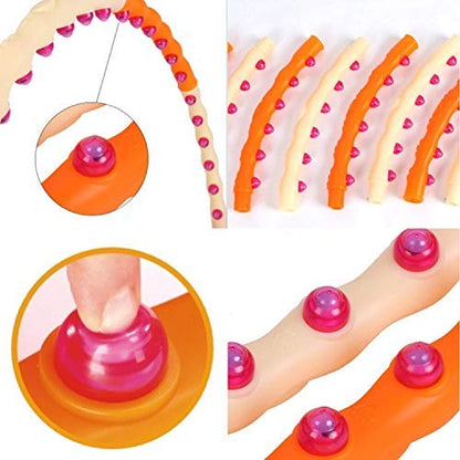 Weighted Fitness Hoop 1.2kg – Exercise Hoop for Waist Slimming & Core Workout at Home | Easy to Use & Portable Health Hoop Made in Korea