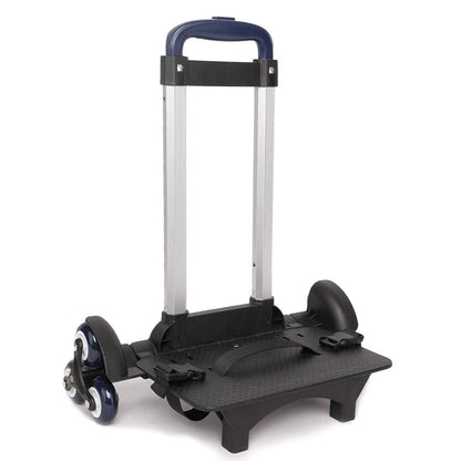 PROTAURI Backpack Trolley with 6 Wheels can Climb Stair, Foldable Rolling Luggage Cart, Adults/Student/Kid's Roller Attachment for School Bags/Backpacks