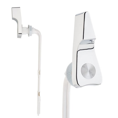 Qualihome Toilet Tank Flush Lever Replacement for American Standard (Chrome, Straight Arm)
