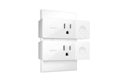 WeMo 4T-T3X2-Y1HT plug in light and appliances control, 2 Pack, White