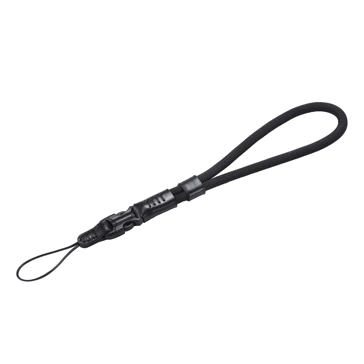 DBZZ Camera Leather Shoulder Neck Strap Wrist Dual-purpose with Quick Release Buckles For Fuji For Nikon For DSLR/SLR Cameras (wristband-black)