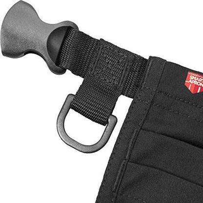 Smart Apron Waist Apron - 7 Pockets with Zippers & Adjustable Clip Belt For Kitchen Cooking Restaurants Waiters Servers BBQ