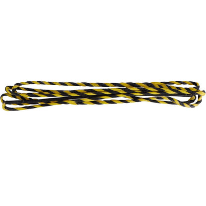 TOPARCHERY 57" Actual Length Mulcolor Flemish Fast Flight Plus Replacement Recurve Bowstring Bow String by Traditional Bow Archery Products (Black & Yellow)