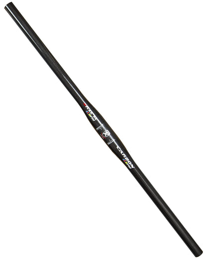 31.8 Handlebar, Mountain Bike Handlebars, Carbon MTB Handlebars, 3K Glossy Flat Handlebar Straight Mountain Bike Bars, Lightweight Wide Carbon MTB Bars For MTB Downhill Scooter City Bike