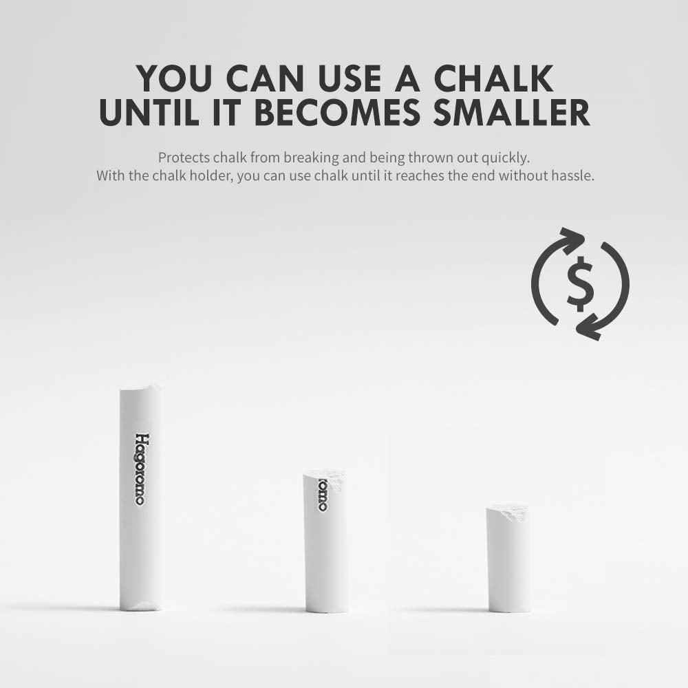 Hagoromo Chalk Holder with Magnet Attached [Green Cap and Chalk]