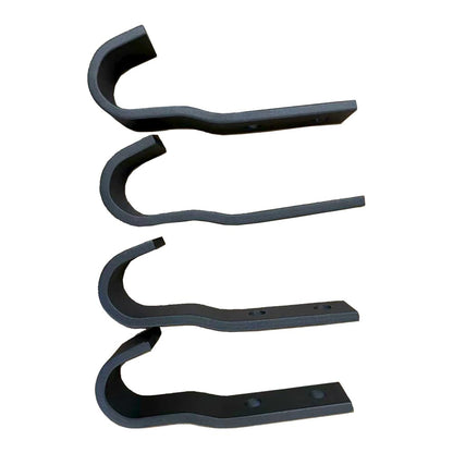 Cometofit Wall Mount Hooks, Multifunctional Wall Mounted Pull Up Bar Four Hooks with Wall Mount Screws