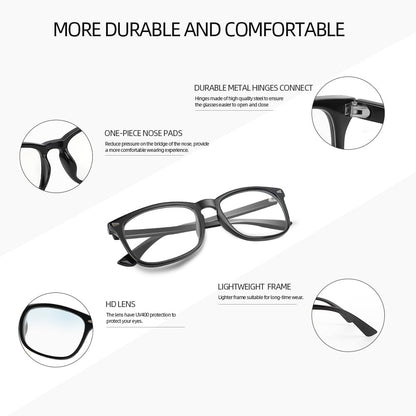 NZKNP Blue Light Glasses for Woman,Blue Light Glasses,Blue Light Glasses Men,Bluelight Glasses Womens,Blue Light Blocking Glasses,Clear Black Fake Glasses,Gaming Glasses Accessories,Computer Glasses