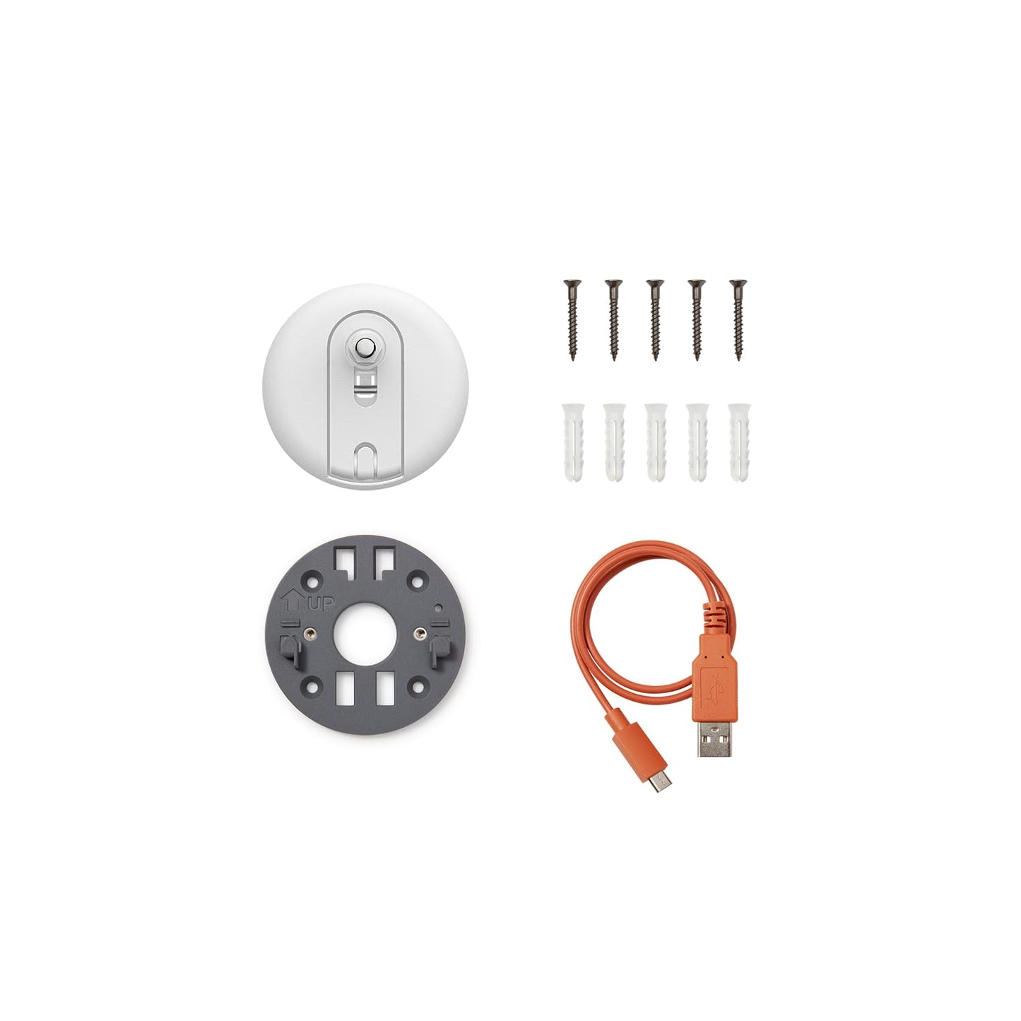 Ring Spare Parts Kit for Stick Up Cam Pro Battery - White