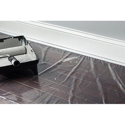 Duck Brand Pre-Taped Painter's Drop Cloth, 5.25 Feet by 19.68 Feet, Single-Pack (280809)