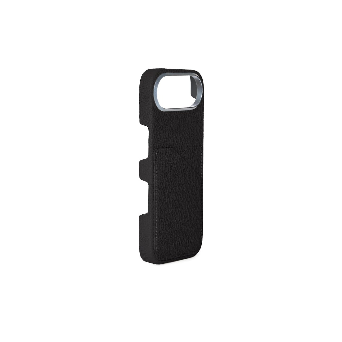 BONAVENTURA (for iPhone Air Back Cover Case, Shrink Leather [Black], Made with Premium European Genuine Leather, Gift BPCT17A-BK