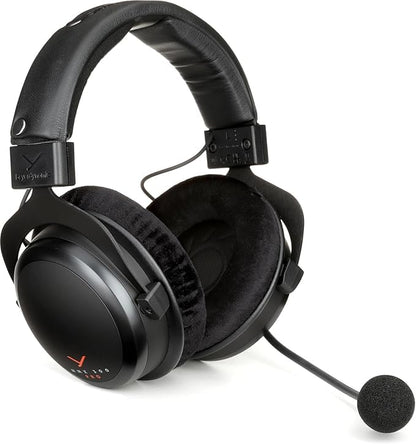 beyerdynamic MMX 300 PRO Closed Gaming Headset with Stellar.45 Driver and Condenser Microphone, Wired Gaming Headset Suitable for PC, Gaming Console, PS, Switch. Handmade in Germany