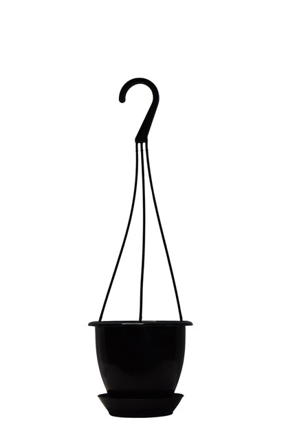 Dogwood Farm Market 4.5inch Mini Black Plastic Hanging Basket by Koba (10)