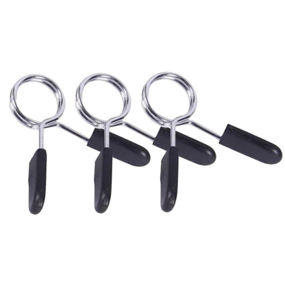 5pcs Barbell Spring Clip Collars, 1.18In Weight Lifting Clamps, Dumbbell Collar Spring Clips for Gym, Powerlifting, Cross Fit, Weightlifting