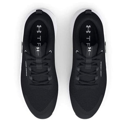 Under Armour Women's Dynamic Select, (001) Black/White/Black, 12, US
