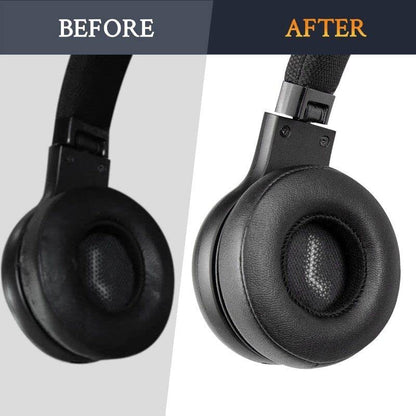 SOULWIT Professional Replacement Ear Pads for JBL E35 E45 E45BT Duet BT Bluetooth Wireless Headphones, Earpads Cushions with Softer Protein Leather, Noise Isolation Foam (Black)