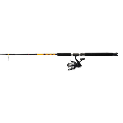 Ugly Stik Bigwater Spinning Reel and Fishing Rod Combo,Black/Red/Yellow