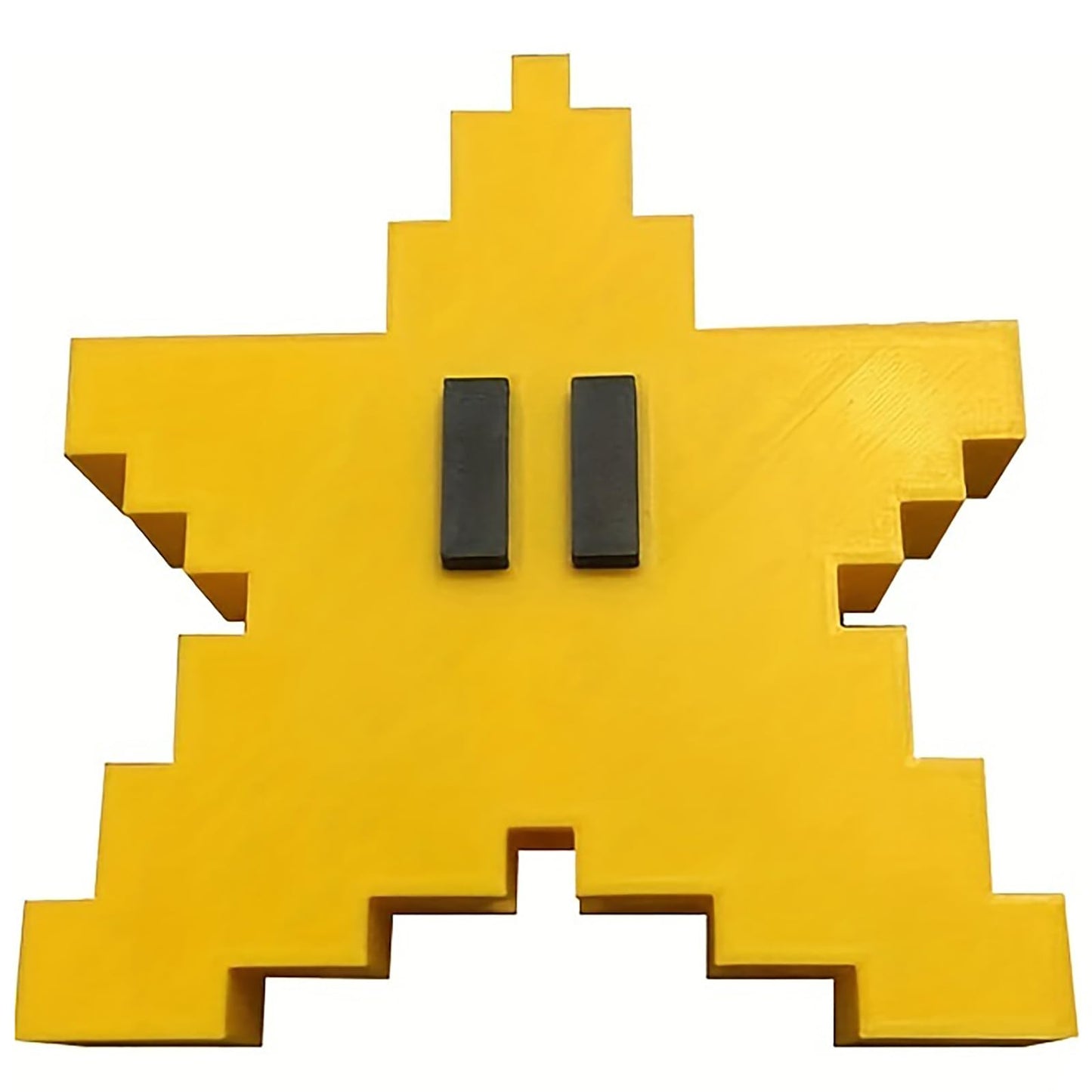 Christmas Tree Star Topper Funny Tree Decorations, Xmas Yellow Star Tree Topper for Indoor Home Holiday Party Birthday Ornament
