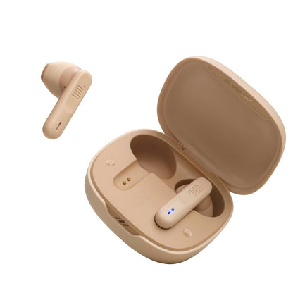 JBL Vibe Flex True Wireless Earbuds – Bluetooth Earphones with Deep Bass Sound, IP54 Water & Dust Resistant, Long Battery Life, Voice Assistant Compatible, Open-Ear Design (Beige)