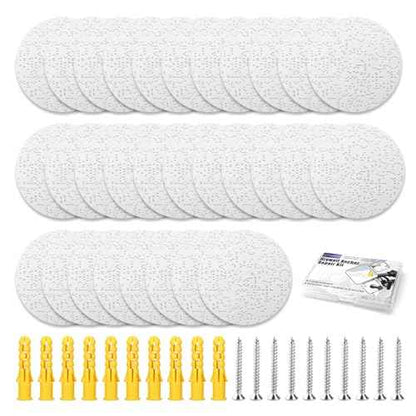 Drywall Anchor Repair Kit - Complete Anchor Patch Solution, Drywall Screw Hole Filler for Quick Patching, 30 Pcs Diameter 3.35 Inches