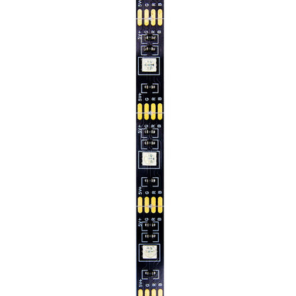 HiCHN LED Strip Lights 16.6 feet (5 Meter) RGB Color with APP and IR Remote 5050 SMD LED 30 Lights Per Meter for Bedroom,Home,TV Backlight with Remote Control (Black, 5 Meter 150 led Lights)