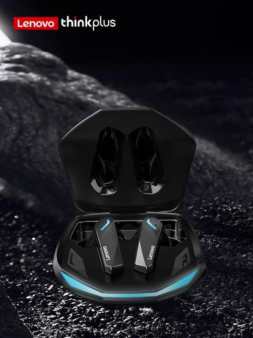 Lenovo GM2 Pro Bluetooth 5.3 Earphone Wireless Earbuds Low Latency Headphones HD Call Dual Mode Gaming Headset with Mic (Black)