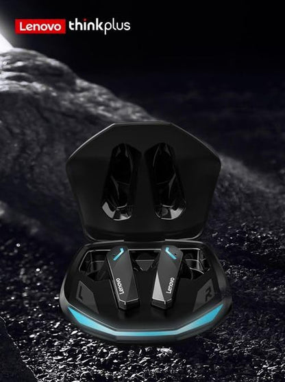 Lenovo GM2 Pro Bluetooth 5.3 Earphone Wireless Earbuds Low Latency Headphones HD Call Dual Mode Gaming Headset with Mic (Black)