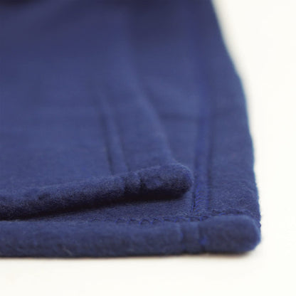 Wolf Essentials Cozy-Soft Microfleece Travel Blanket, 50x60 Inch, Lightweight, Compact, Perfect for Airplane and Car, Navy