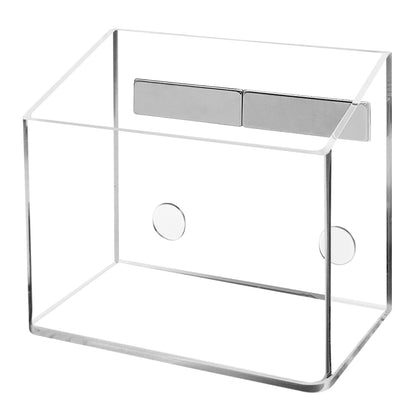 VieFantaisie Magnetic Glass Whiteboard Pen Holder, Magnetic Dry Erase Marker Holder for Fridge, Whiteboard, Desk Locker Organizer Accessories, Office, Home, 1 Pack