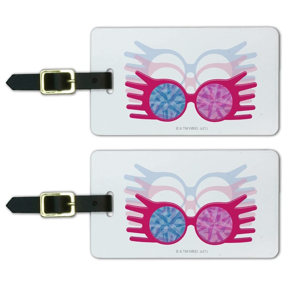 Harry Potter Luna Lovegood Specterspecs Luggage ID Tags Cards Set of 2