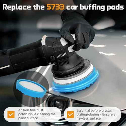 5725 polishing pad-8 Inch ?Replace for 3m 5723, 5733 Foam Buffing Pads-Professional Car Polishing Pad for Paint Correction and RV Polishing Compatible with dewalt, spta and Chemical Guys Polishers