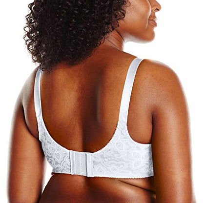 Bali Women's Underwire Bra, Lace 'N Smooth, Lace Full-Coverage Bra with Stay-in-Place Straps