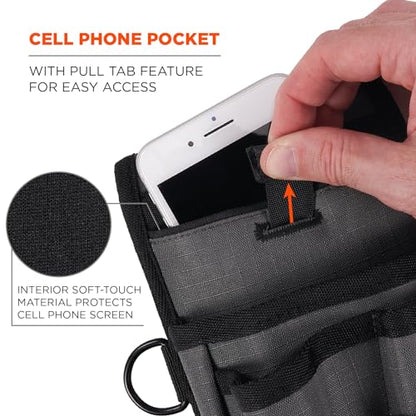 Ergodyne Squids Tool Pouch, Utility Knife Holster, Scanner Device Holder, Cell Phone Pocket