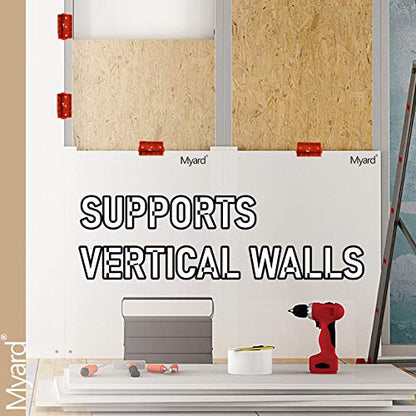 Myard Upgraded Drywall Fitting Tool Block Support The Plaster Board in Place While Positioning & Fixing (2pcs)