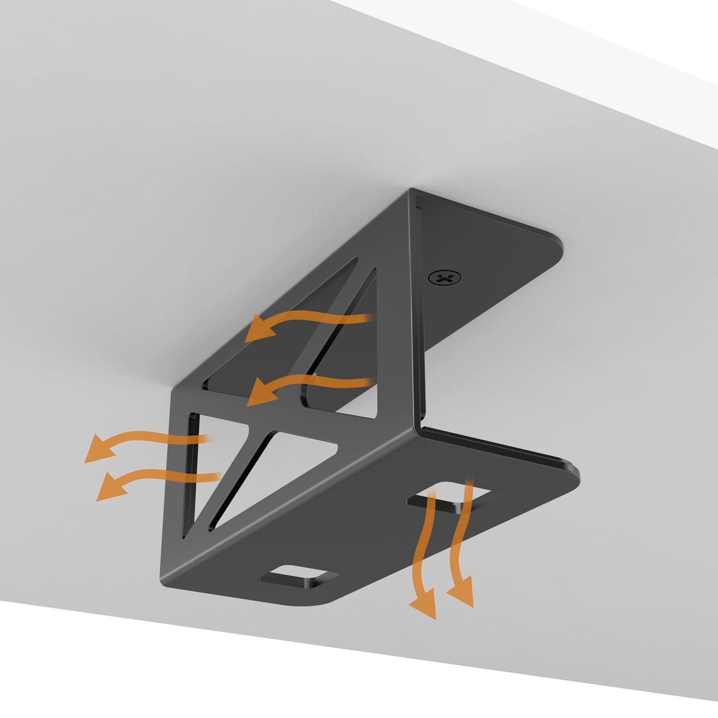 bylitco Under Desk Laptop/Mini PC Storage Mount,CPU Holder,Compatible with Dell OptiPlex,Mac Book,Mac mini and More.