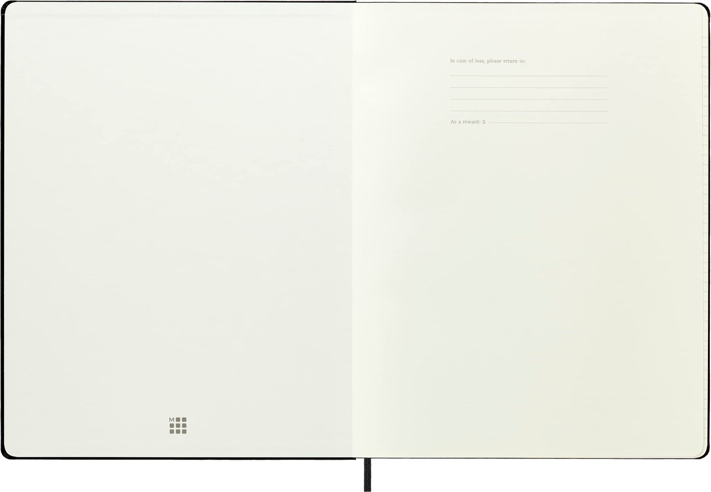 Moleskine Notebook, XXL, Ruled, Black, Hard Cover (8.5 x 11)