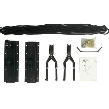 Bike Lift Hoist for Garage Ceiling, Heavy Duty Ceiling Mountain Bicycle Hanger Pulley Rack 100 lb Capacity