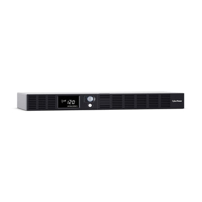 CyberPower OR700LCDRM1U Smart App LCD UPS Battery Backup and Surge Protector, 700VA/400W, 6 Outlets, AVR, 1U Rackmount, UL Certified