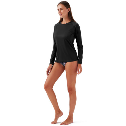 NAVISKIN Women's UPF 50+ Sun Protection Long Sleeve Shirts Rash Guard Shirts Quick Dry Lightweight Hiking Shirts