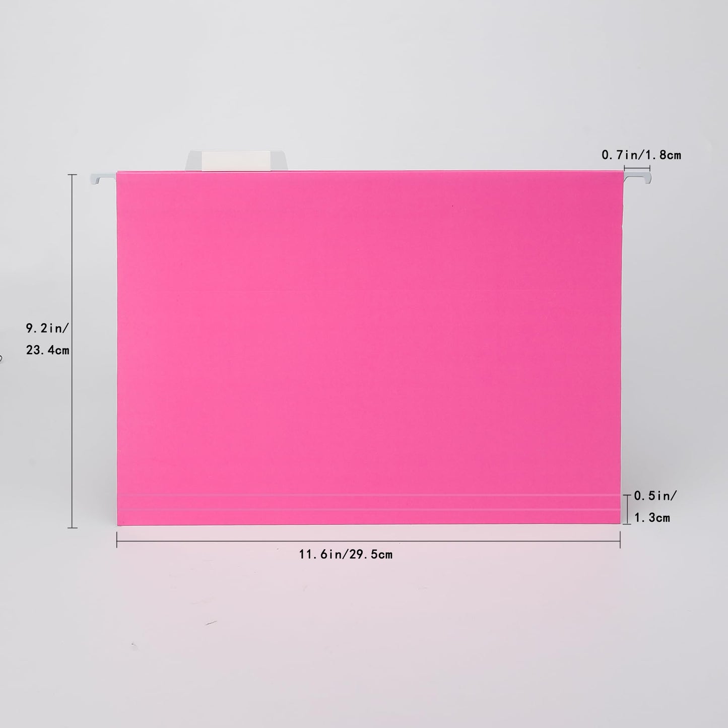 VZCPYTPM Pink Hanging File Folders Letter Size,25 Pack Reliable Hanging Folders for Filing Cabinet,Reinforced Rods for Smooth Gliding,Includes 1/5 Adjustable Tabs & Inserts,Ideal for Home & Office