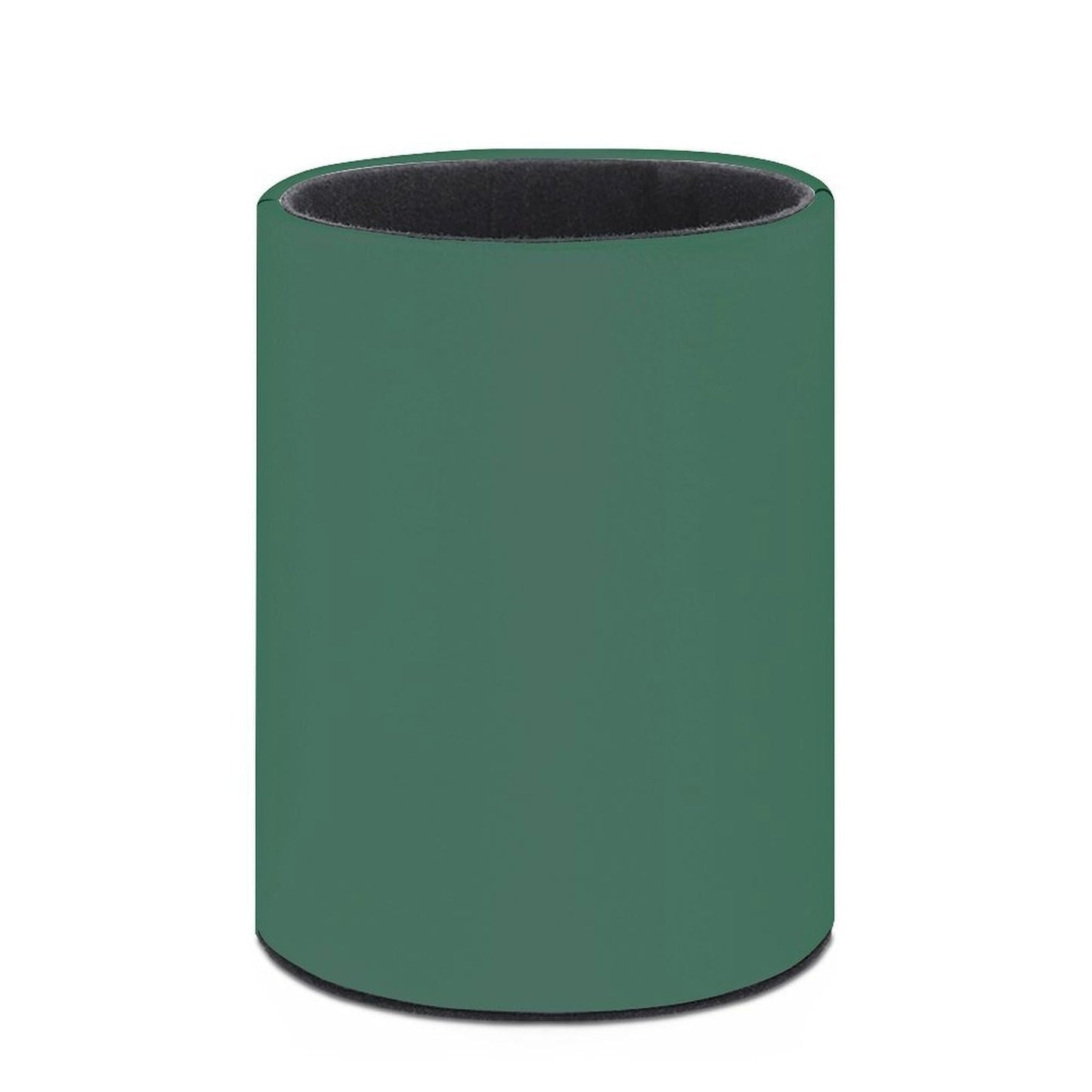 UTRSIFB Holder Cup Makeup Brush Storage Organizer, Waterproof Multifunctional Office Supplies, Pen Holder Cylinder Leather Pencil Green