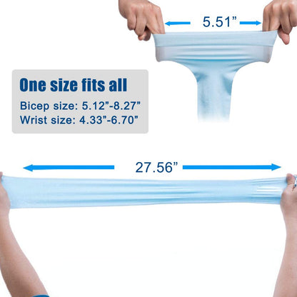 Bacophy 3 Pairs Arm Sleeves with Thumb Holes Women Men UV Protection Cooling, UPF 50 Compression Long Arm Cover