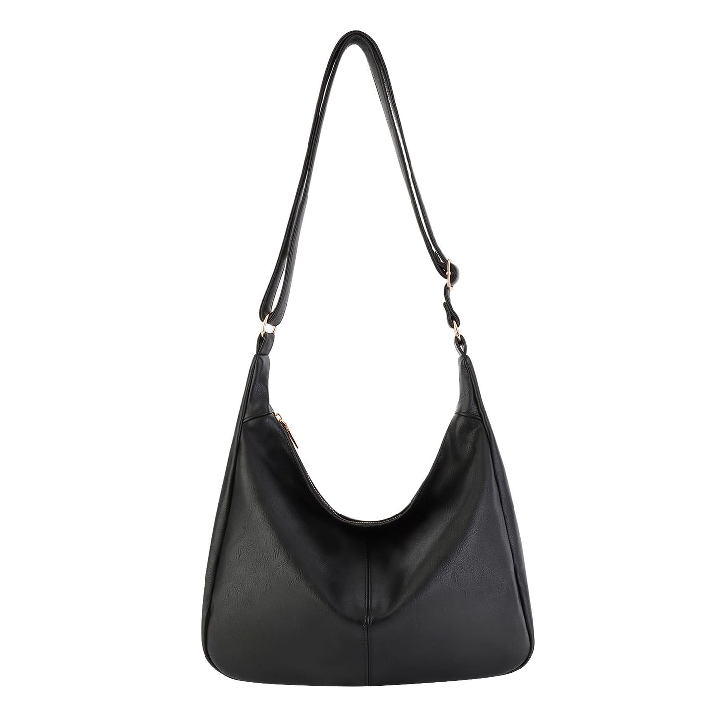 Hobo Bags for Women, Soft Vegan Leather Crossbody Bag for Women, Slouchy Shoulder bag with Adjustable Strap