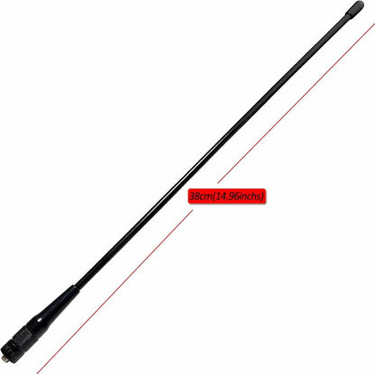 HYS 20W GMRS Two Way Radio Antenna - 14.96" SMA Female, 462-467 MHz, 2.5dBi Gain for Walkie Talkie/Repeater