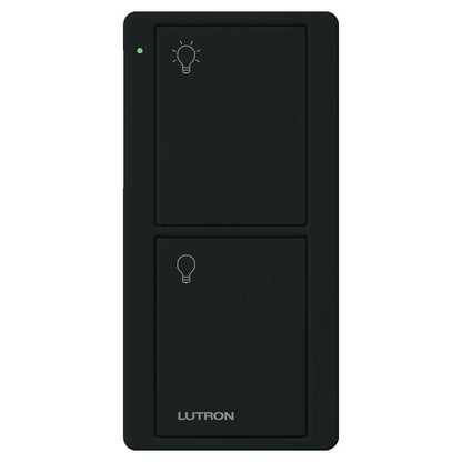 Lutron Pico Remote for Caseta Smart Switch, 2-Button Control , On/Off Control, For Table Top or Wallmount Use, PJ2-2B-GWH-L01, White