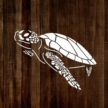 MAGJUCHE Turtle Stencil 6 Inches, Reusable Sea Turtle Stencil for Painting DIY Crafts Decor