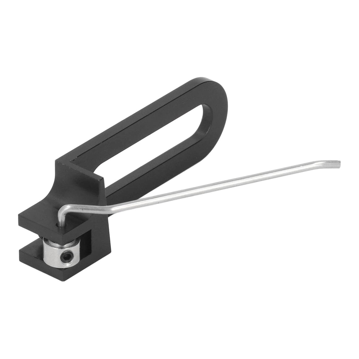 plplaaoo Aluminum Archery Magnetic Rest Screw Recurve Bow Target Accessories Sturdy Lightweight Durable CNC Processed for Competitive Recurve Bow (Black)